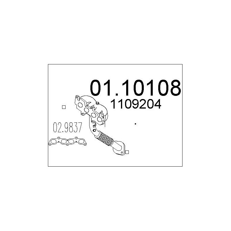 Tuyau d'échappement MTS