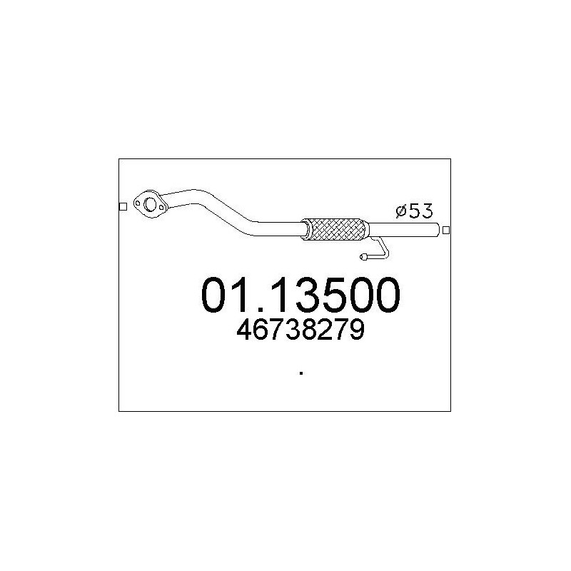 Tuyau d'échappement MTS