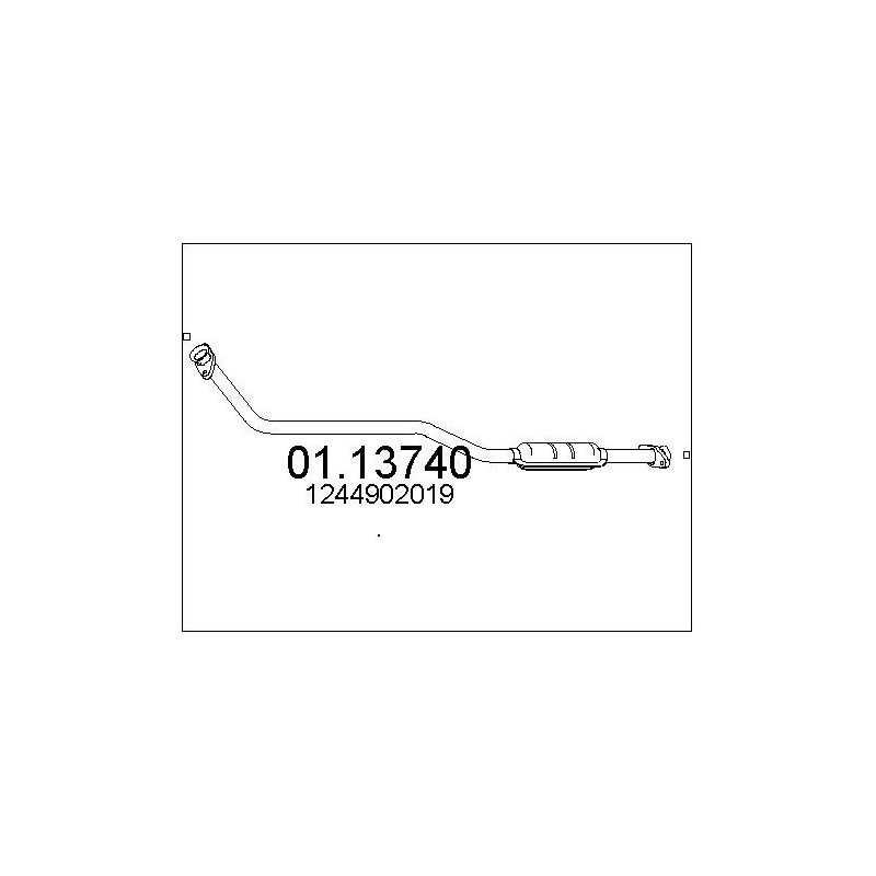 Tuyau d'échappement MTS
