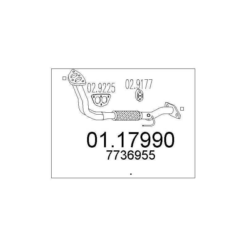 Tuyau d'échappement MTS