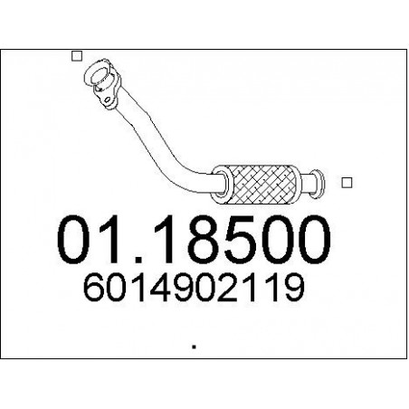 Tuyau d'échappement MTS