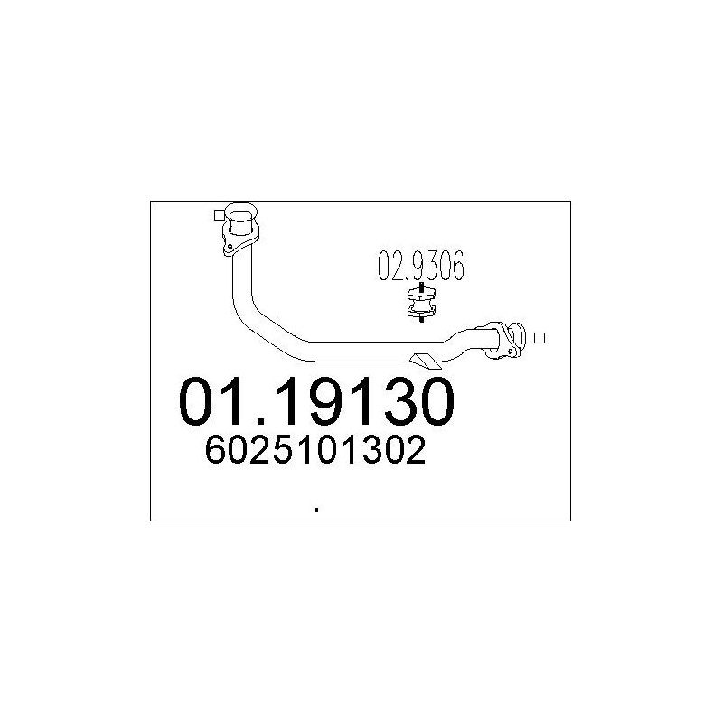 Tuyau d'échappement MTS