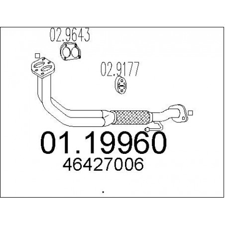 Tuyau d'échappement MTS