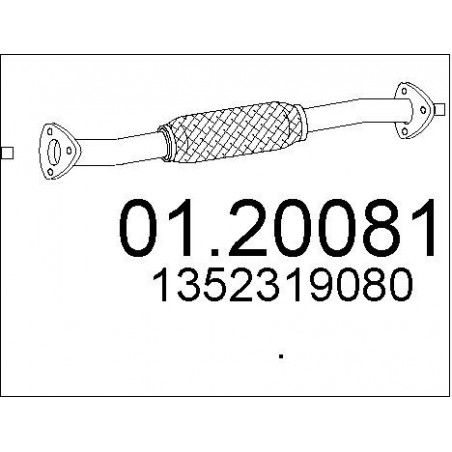 Tuyau d'échappement MTS