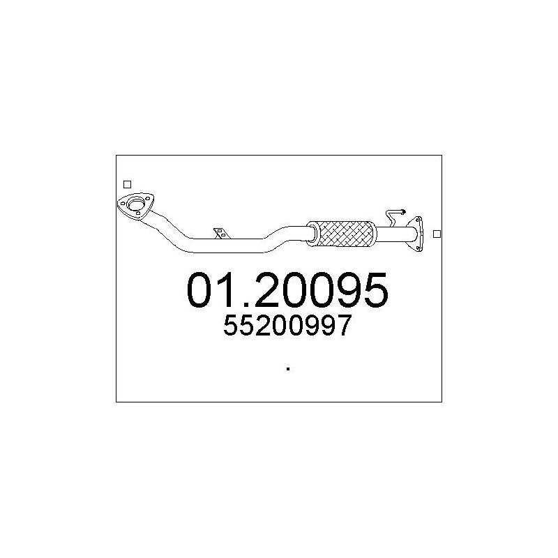 Tuyau d'échappement MTS