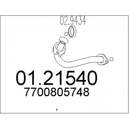 Tuyau d'échappement MTS