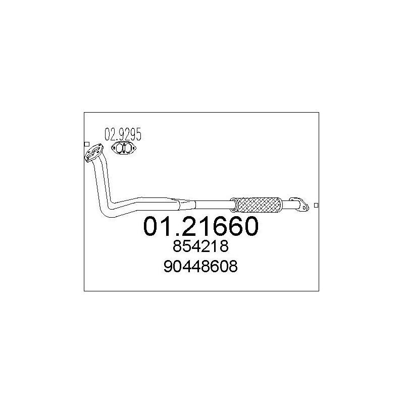 Tuyau d'échappement MTS