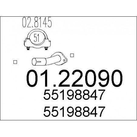 Tuyau d'échappement MTS