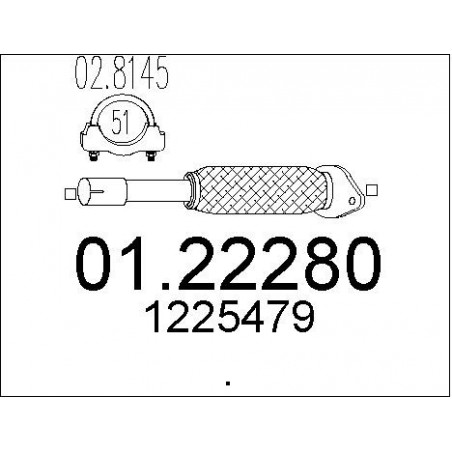 Tuyau d'échappement MTS