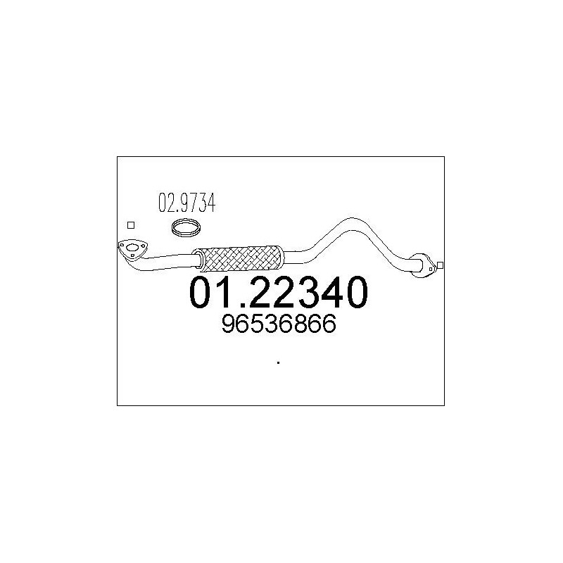 Tuyau d'échappement MTS