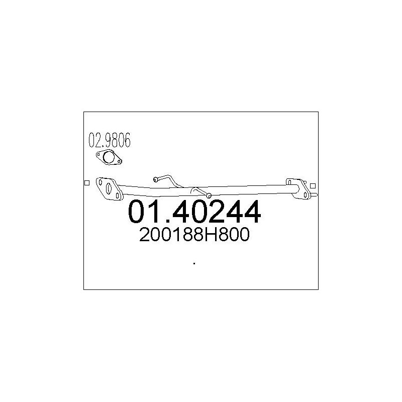 Tuyau d'échappement MTS