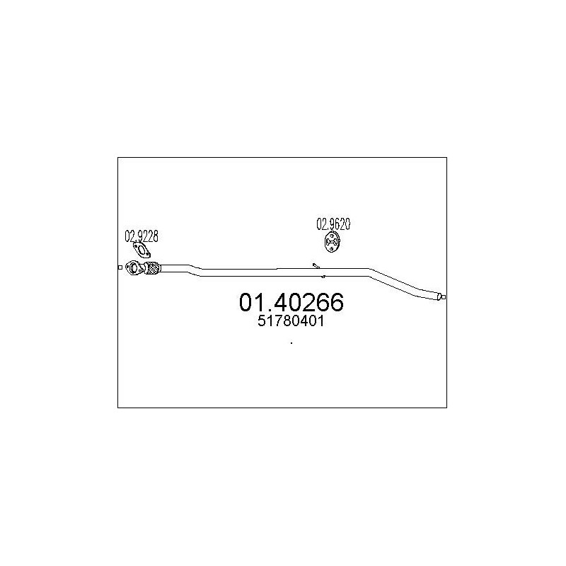 Tuyau d'échappement MTS