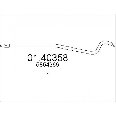 Tuyau d'échappement MTS
