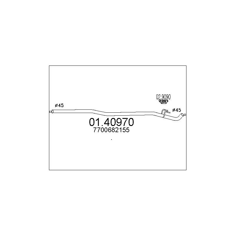 Tuyau d'échappement MTS