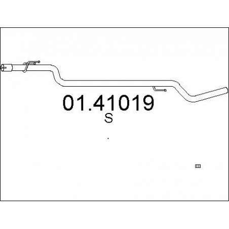 Tuyau d'échappement MTS
