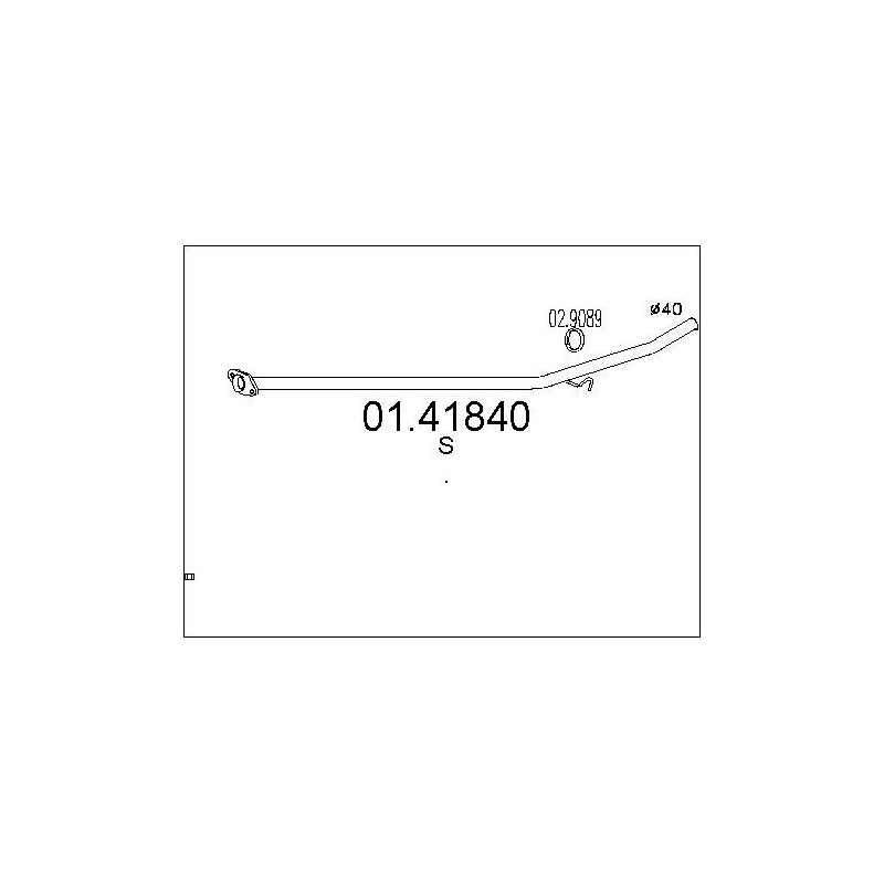 Tuyau d'échappement MTS