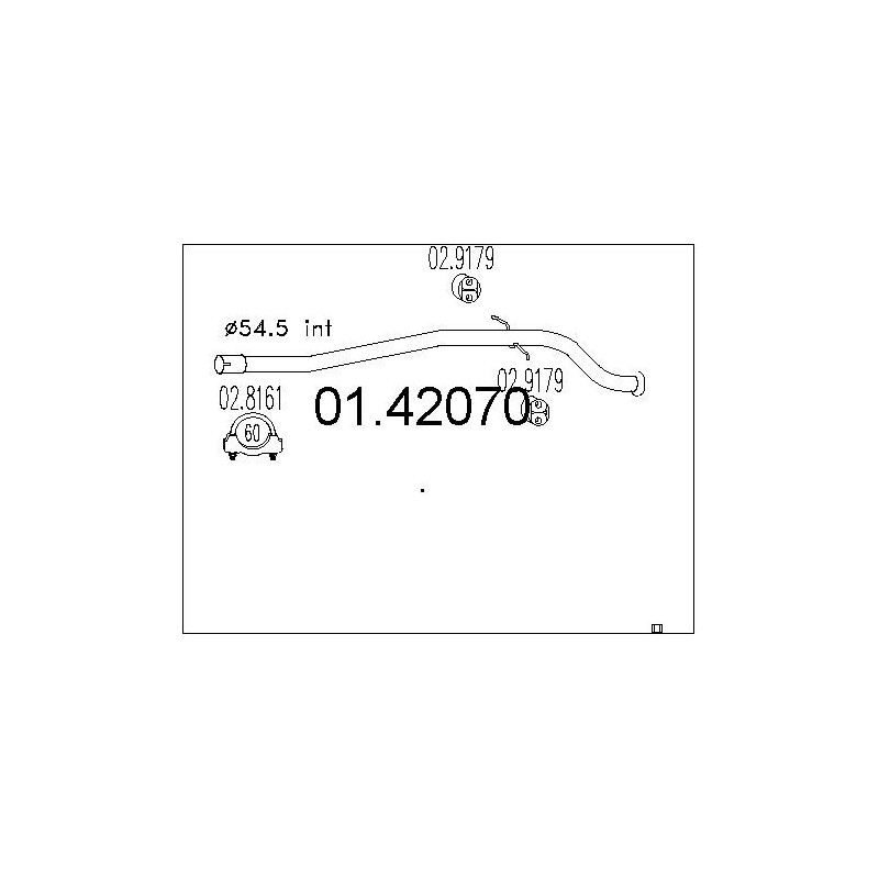 Tuyau d'échappement MTS