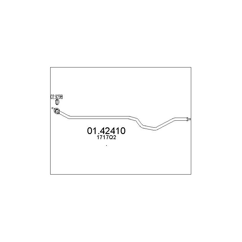 Tuyau d'échappement MTS