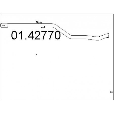 Tuyau d'échappement MTS