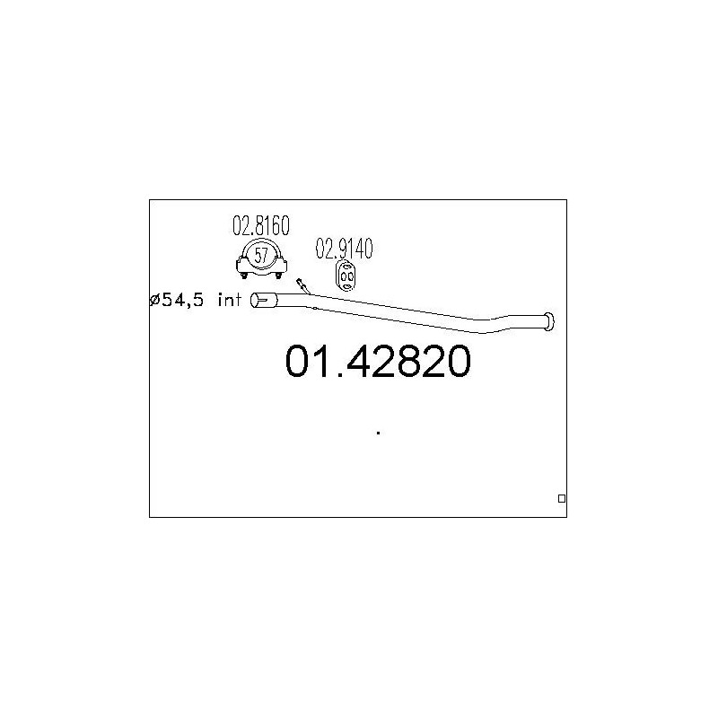 Tuyau d'échappement MTS