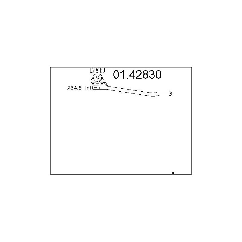 Tuyau d'échappement MTS