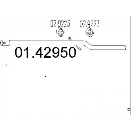 Tuyau d'échappement MTS