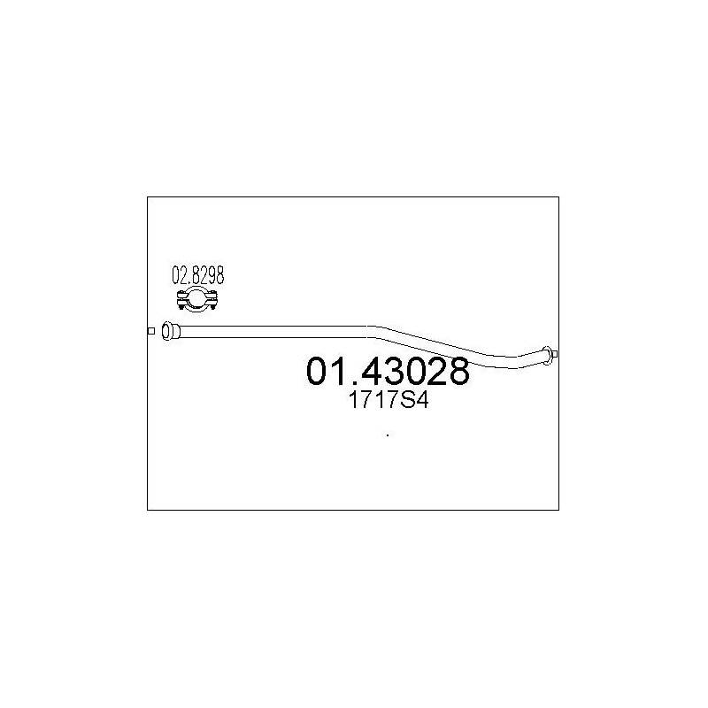 Tuyau d'échappement MTS