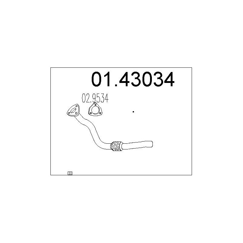 Tuyau d'échappement MTS