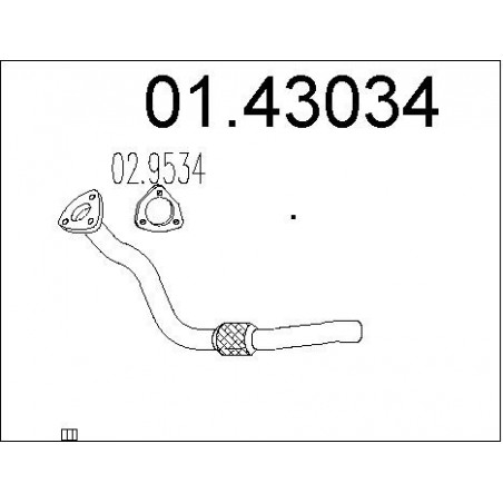 Tuyau d'échappement MTS