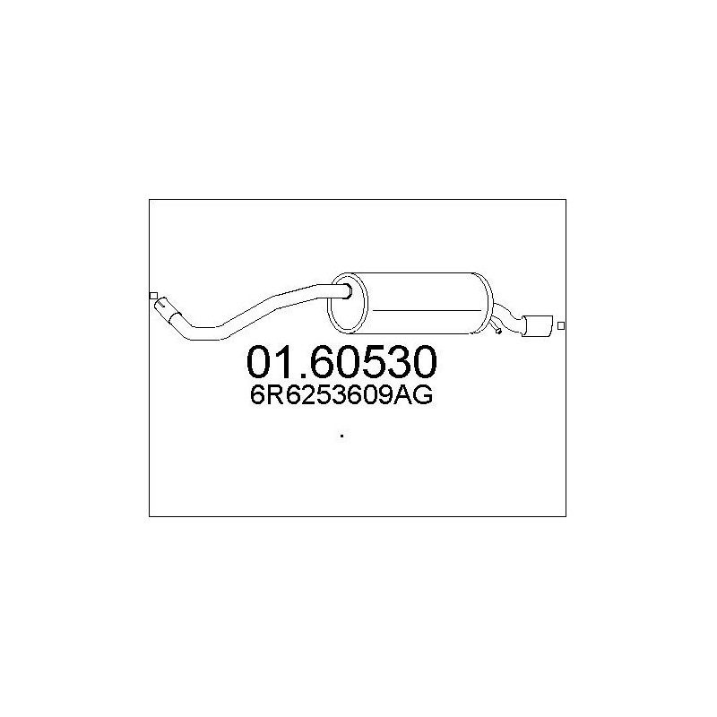 Silencieux arrière MTS