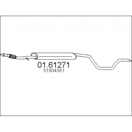 Silencieux arrière MTS