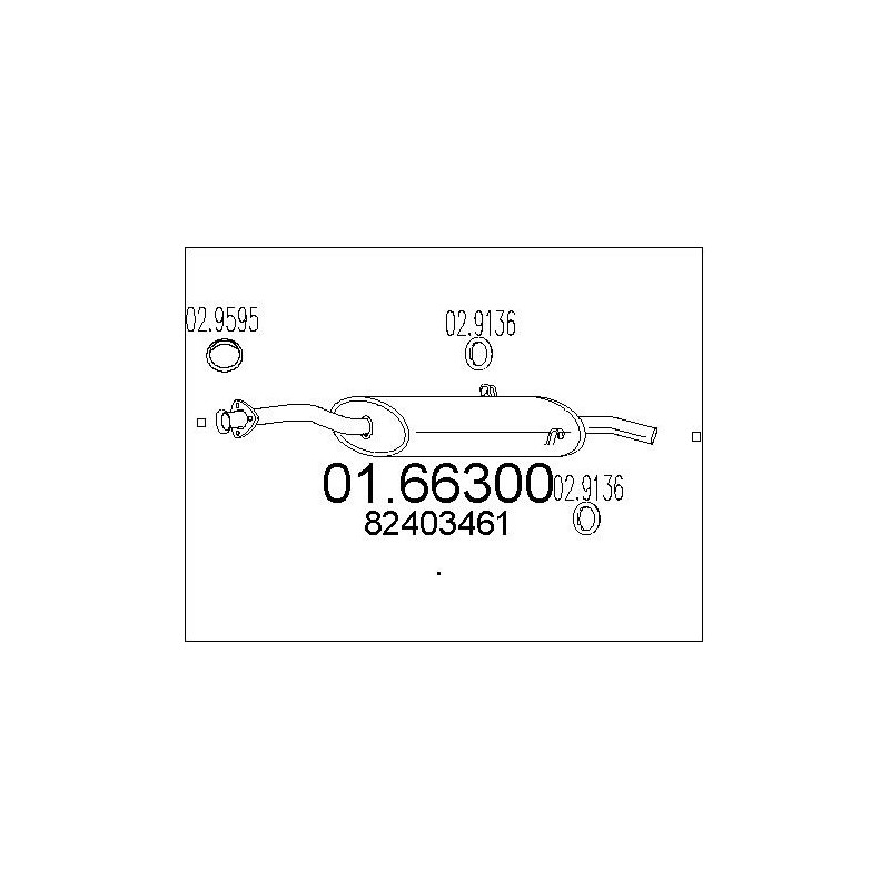 Silencieux arrière MTS