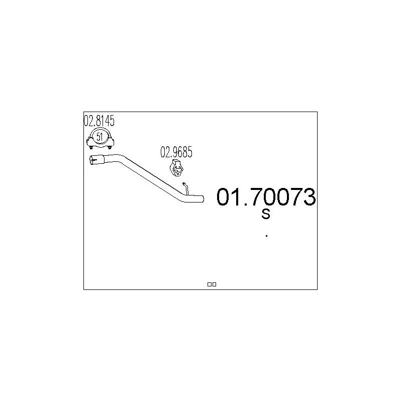 Tuyau d'échappement MTS