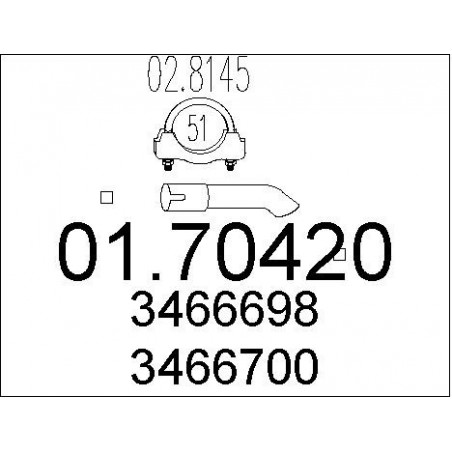 Tuyau d'échappement MTS