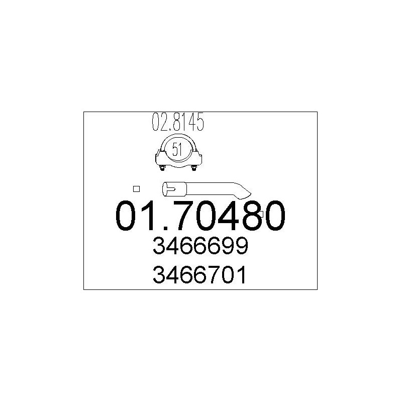 Tuyau d'échappement MTS