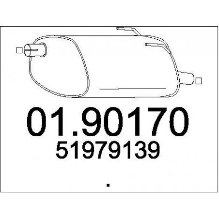 Silencieux arrière MTS