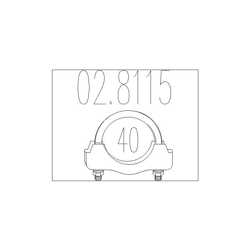 Raccord de tuyau (système d'échappement) MTS