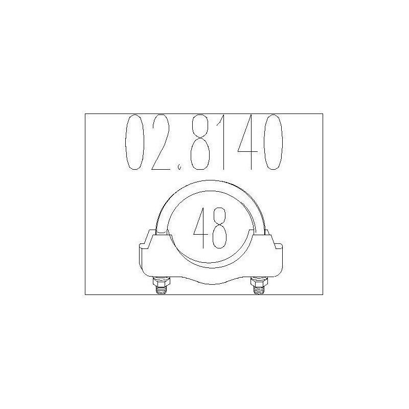 Raccord de tuyau (système d'échappement) MTS