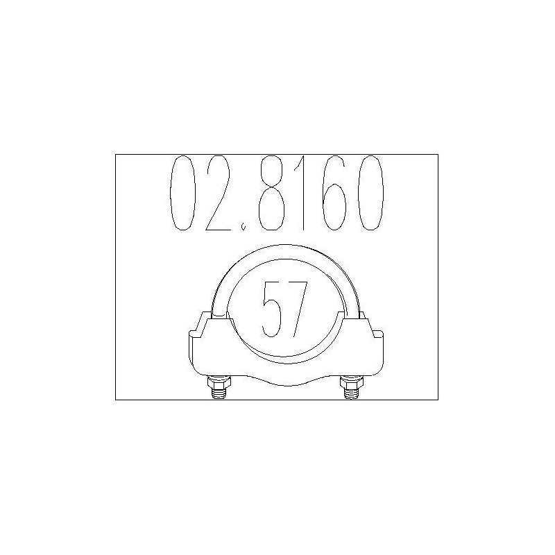 Raccord de tuyau (système d'échappement) MTS