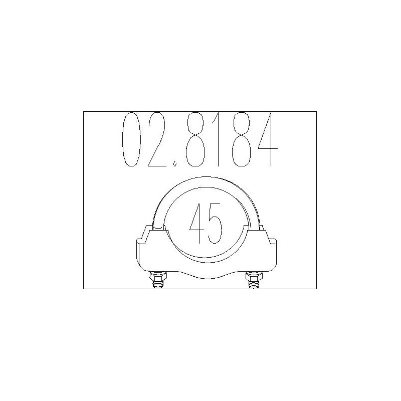 Raccord de tuyau (système d'échappement) MTS