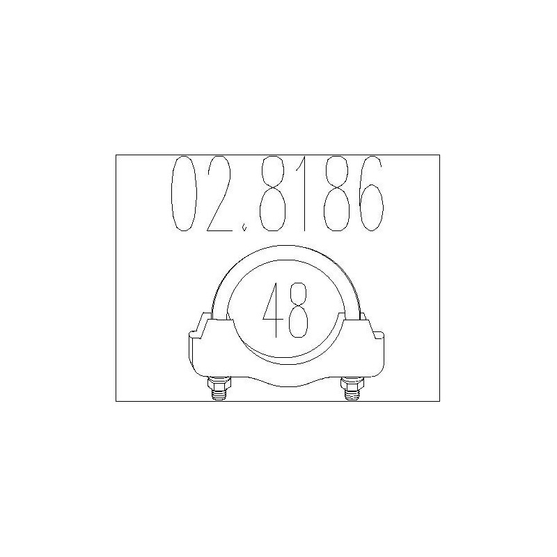 Raccord de tuyau (système d'échappement) MTS