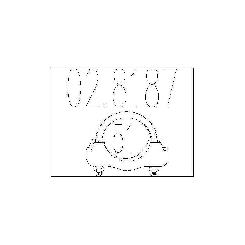 Raccord de tuyau (système d'échappement) MTS