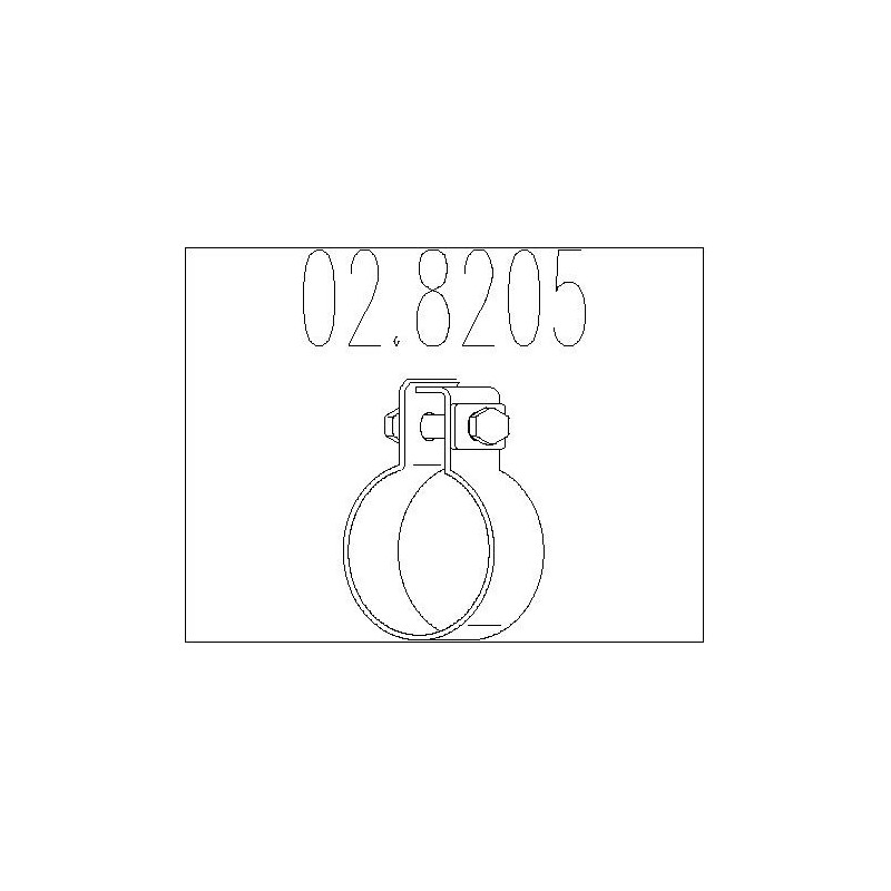 Raccord de tuyau (système d'échappement) MTS