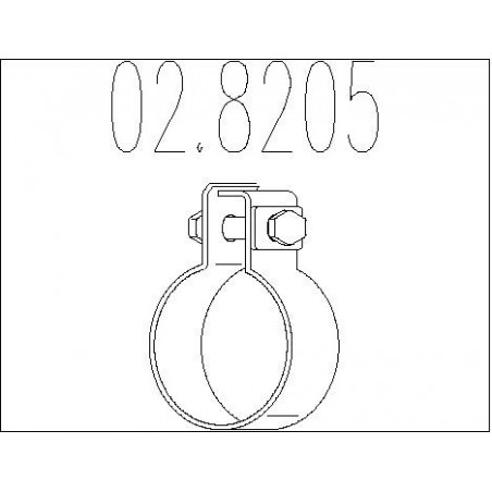 Raccord de tuyau (système d'échappement) MTS