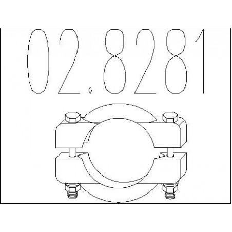 Raccord de tuyau (système d'échappement) MTS