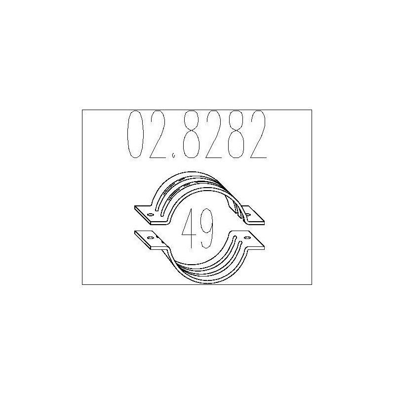 Raccord de tuyau (système d'échappement) MTS