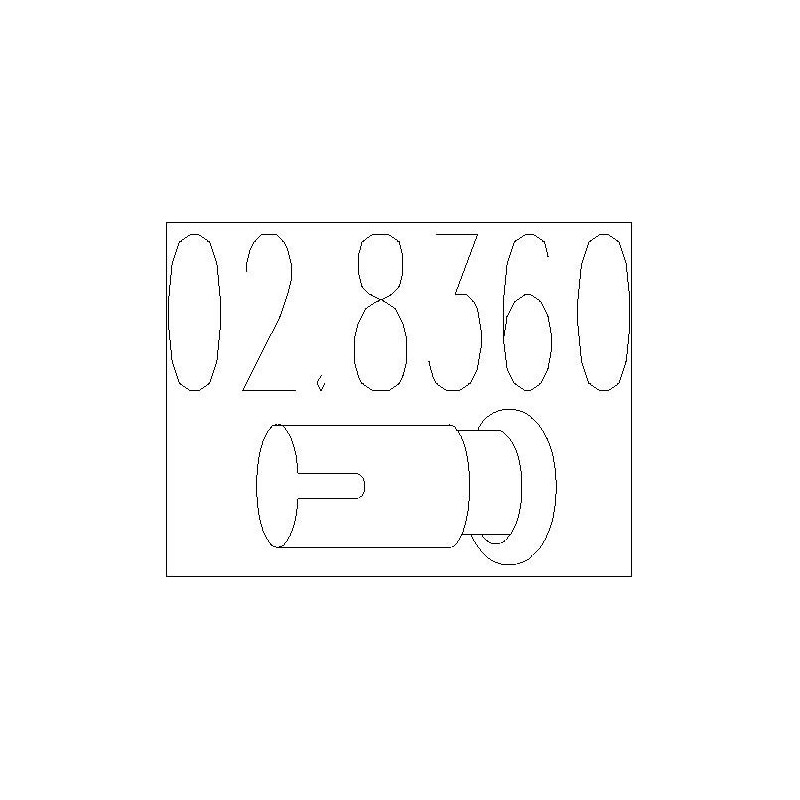 Raccord de tuyau (système d'échappement) MTS