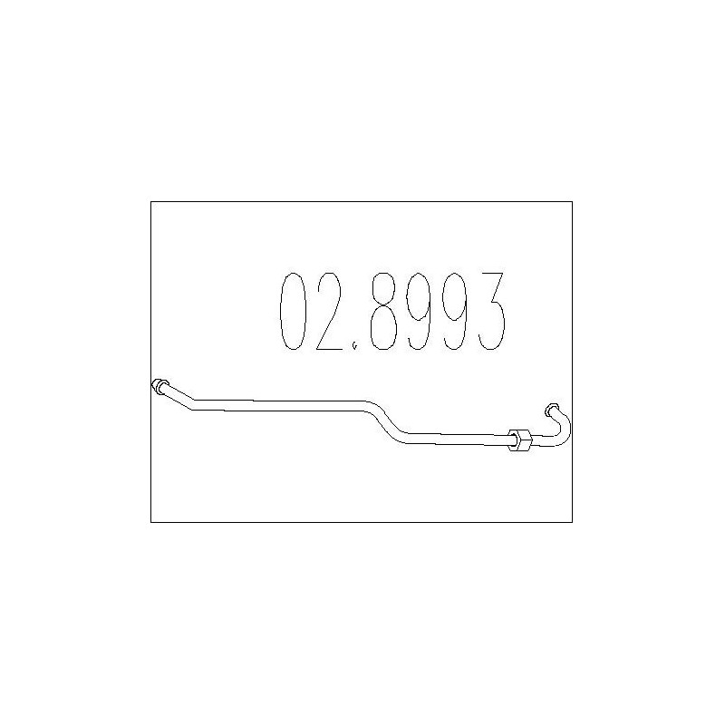 Raccord de tuyau (système d'échappement) MTS