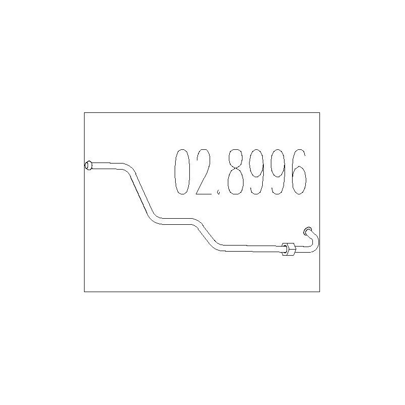 Raccord de tuyau (système d'échappement) MTS