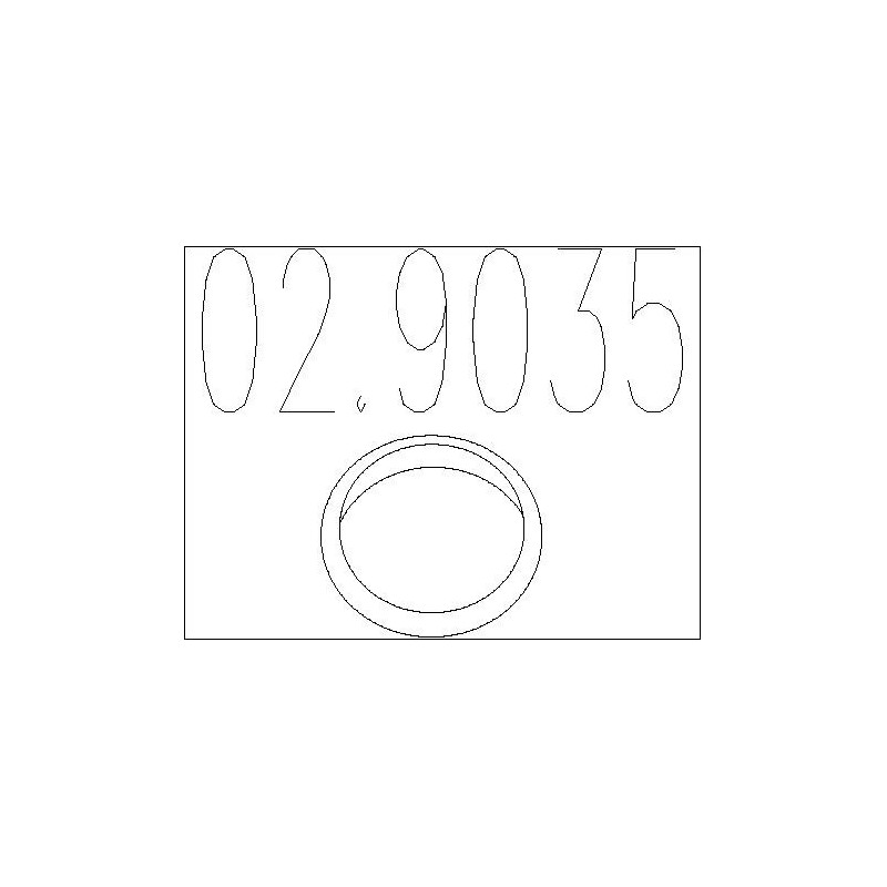 Bague d'étanchéité (tuyau d'échappement) MTS